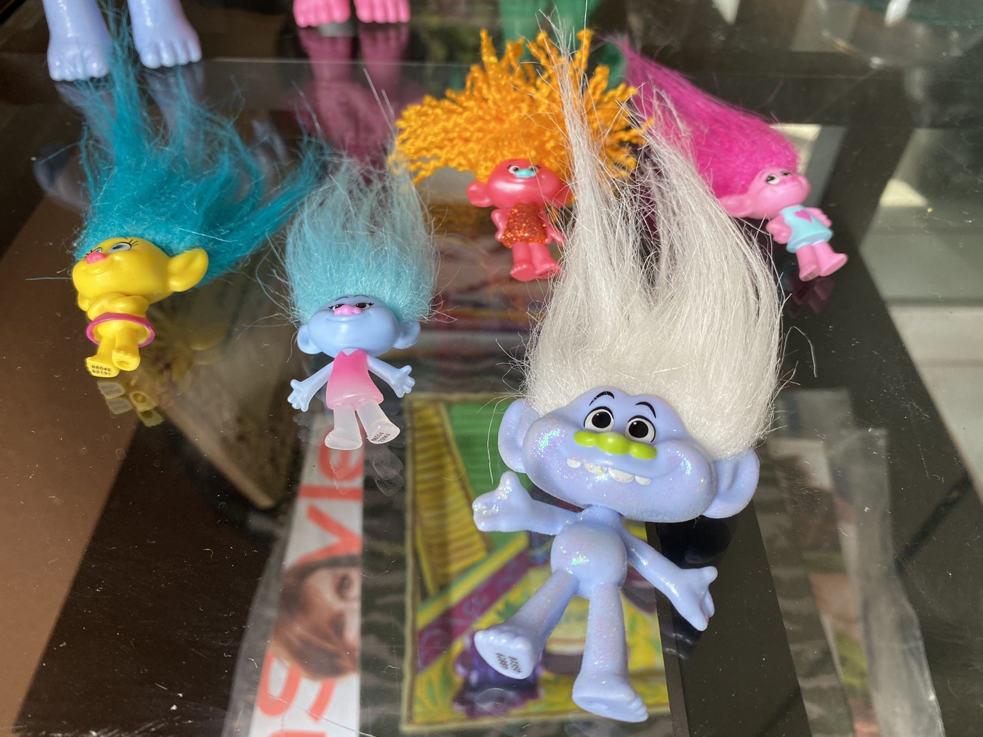 Trolls movie toy lot