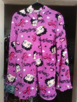 Betty boop hooded robe