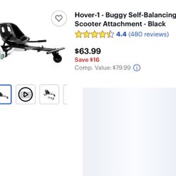 Hoover Board Go cart Attachment