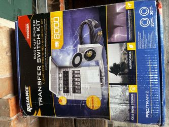 RELIANCE BACK-UP  POWER TRANSFER KIT 6 CIRCUITS