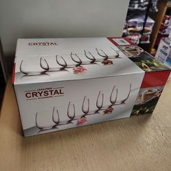 6pc _ Crystal Glass Cup / Tumbler set ( NEW ) kitchenware, dinnerware, drinkware