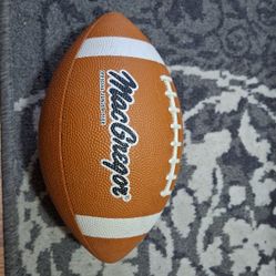 McGregor's American football is inflated 