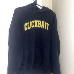 Clickbait Hoodie Size Large (Barely Worn) 