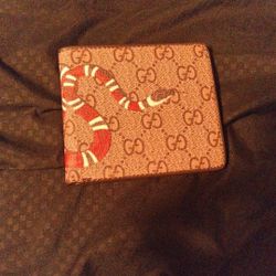 Gucci Kingsnake Print Wallet