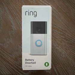 Ring Battery Doorbell HD Video