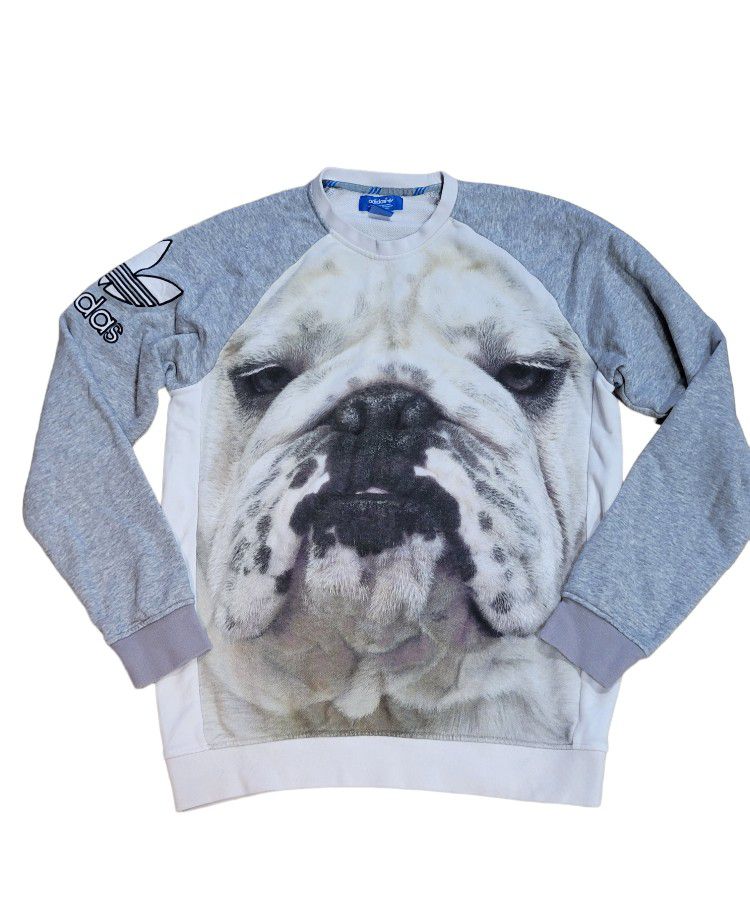 Adidas Originals World Cup England Bulldog Print Sweatshirt Size Medium