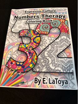 Numbers Therapy Coloring Book