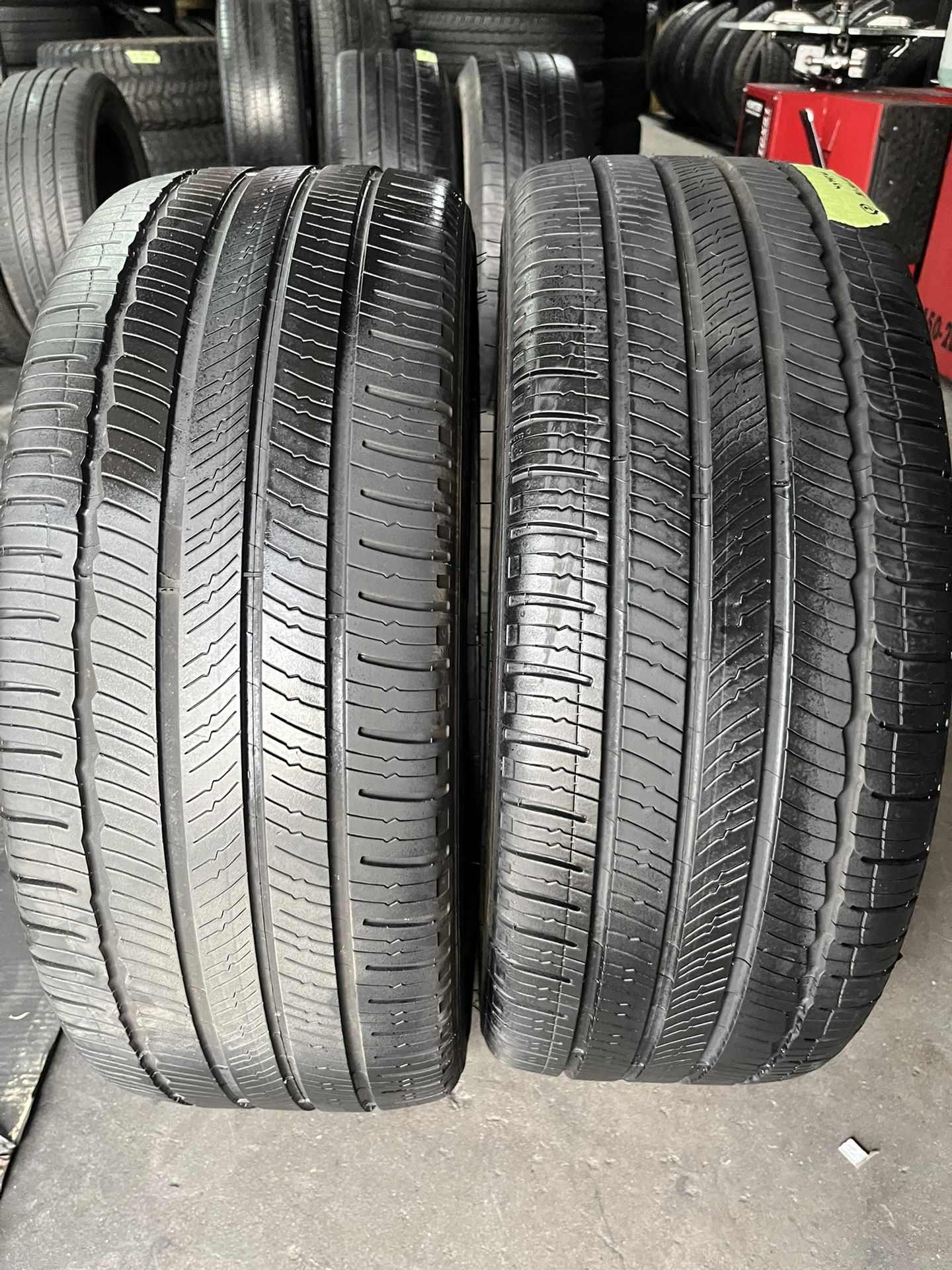2 USED 23545R18 MICHELIN All Season tires for $150 installed and balance. 2354518 235 45 18 235 45 R 18 235/45/18 235/45/R18 AIl NEW tires come with