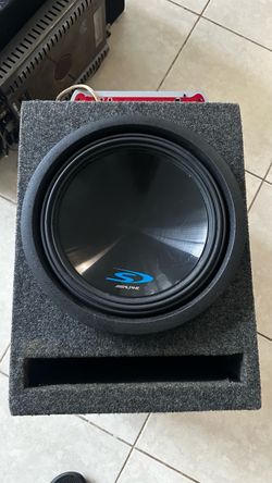 Alpine S-Series Subwoofer in Ported Enclosure