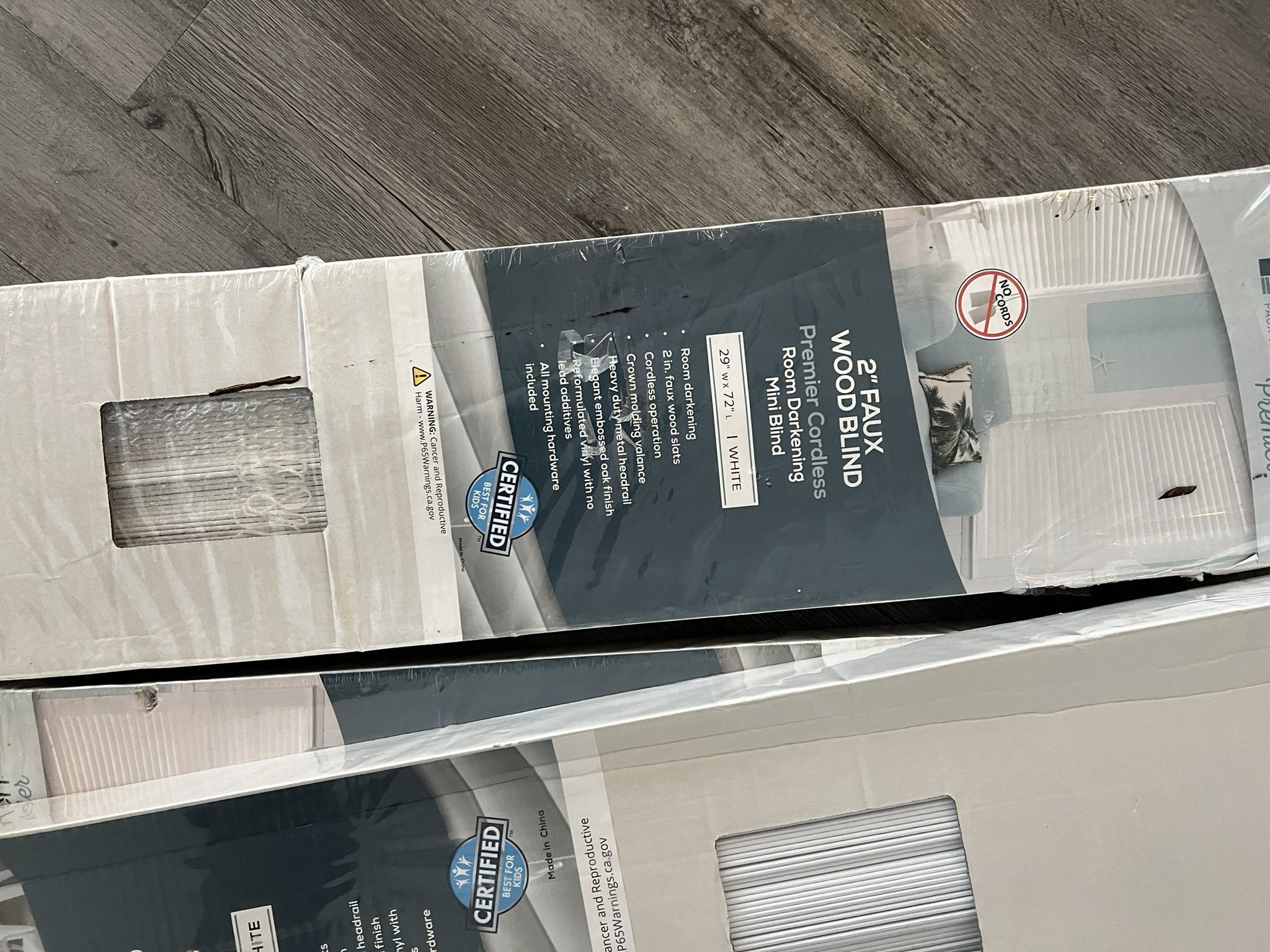 2’ Faux Wood Blind