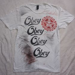 Obey Giant Shepard Fairey One Of A Kind T-shirt Large