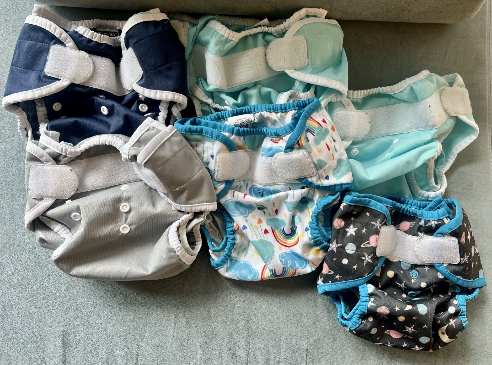 Thirsties Duo cloth diaper covers - Size 2 - Velcro 