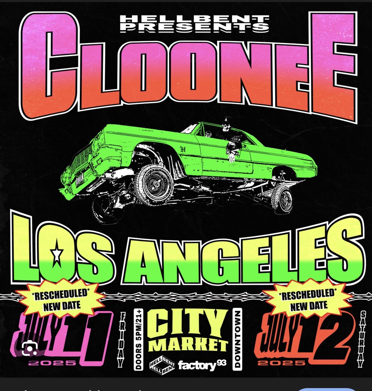 Cloone x2 Friday Ticket Trade