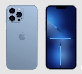 New Apple iPhone Pro Max Sierra Blue 256gb