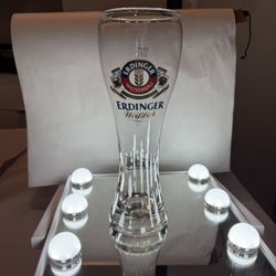 ERDINGER Weissbrau WeibBier .5L 10" German Pilsner Beer Glass