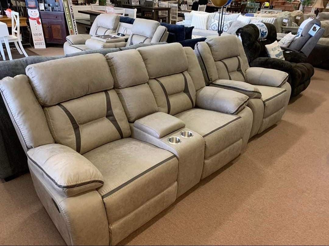 Reclining Sofa and Loveseat Higgins