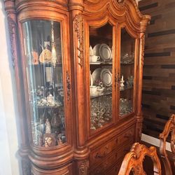 Dining Table with Cabinet 