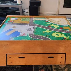 Thomas The Train Wood Table With Bottom Door