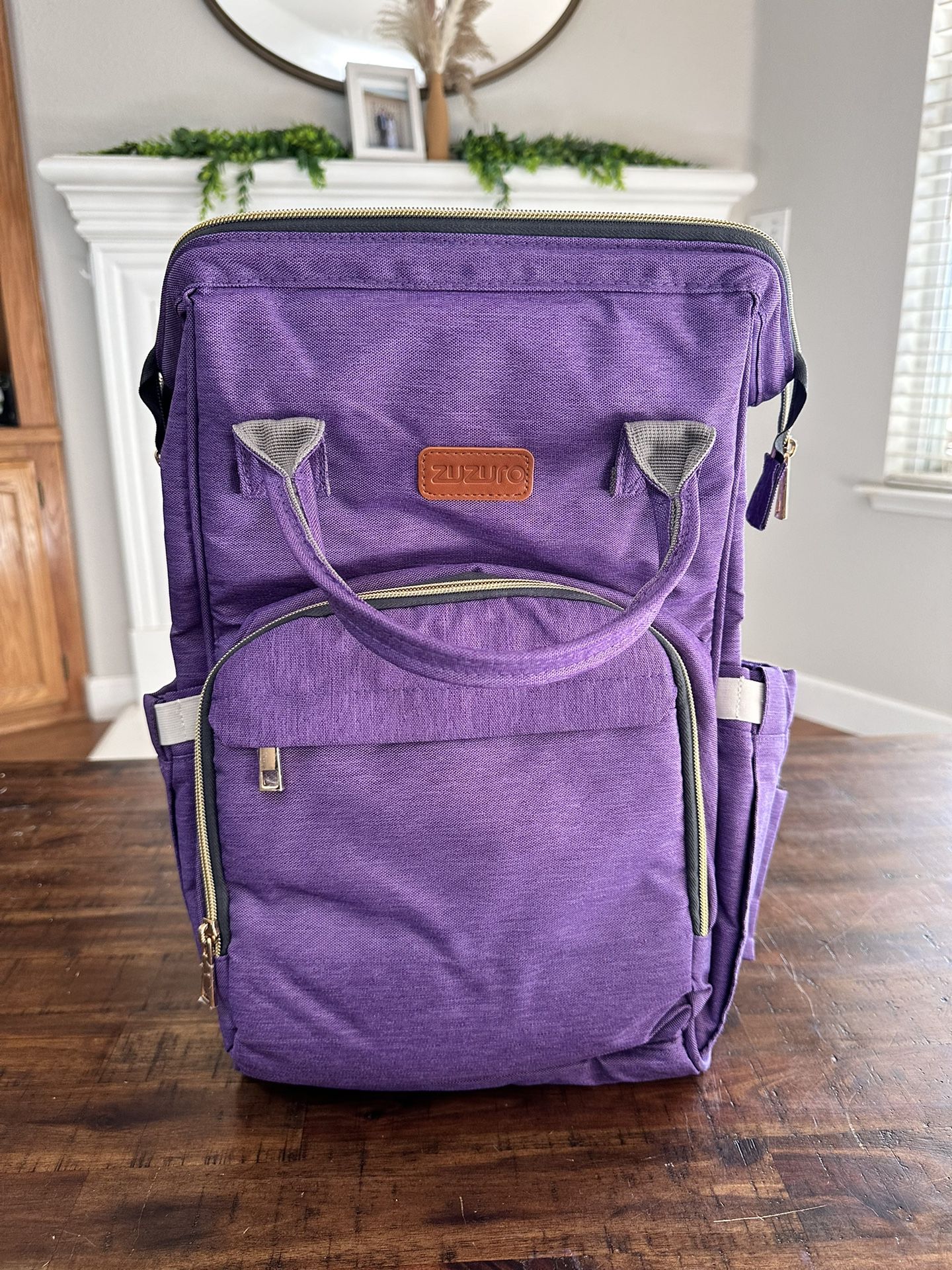 Purple Diaper Bag