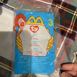 Tusk The Walrus And Flip The Cat McDonald’s Beanie Babies