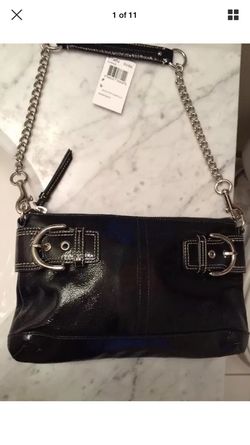 Coach Patent Leather Evening Bag