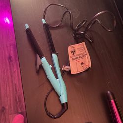 Travel Size Combo Curling Iron & hair Straightener