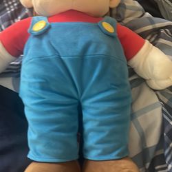 Rare Giant Little Buddy Mario Plush 