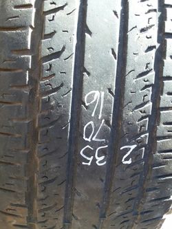 235 70 16 one good truck tire for sale