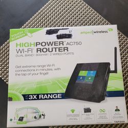AMPED WIRELESS AC750 WI FI ROUTER