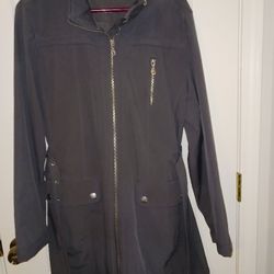 Woman's Hooded Rain Jacket