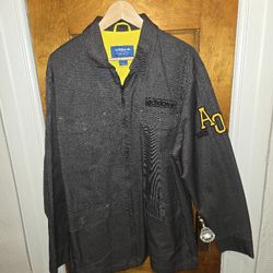 Adidas Originals Grey & Yellow Jacket