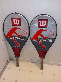 2 Wilson Power Strings Radius Tennis Racquet
