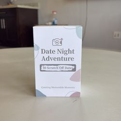 40 Scratch Off Dates, Date Night Adventures!!! Creating Memorable moments, Take a picture of the moment and attach it to the back of the card!!