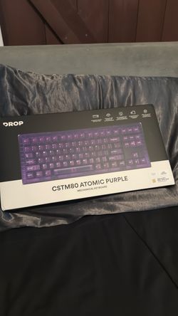 Drop Purple LED Keyboard Brand New
