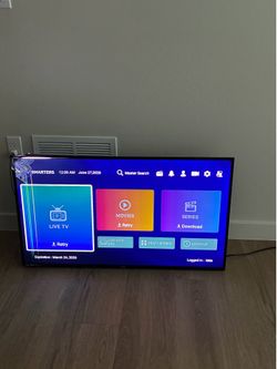 TV for Sale – Works but Has Screen Damage – $80 OBO