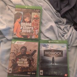 GTA The Trilogy, Texas Chainsaw Massacre And BioShock (the collection 