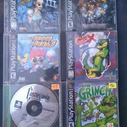 PS1 Games- Various Prices