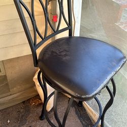 2 bar height chairs.