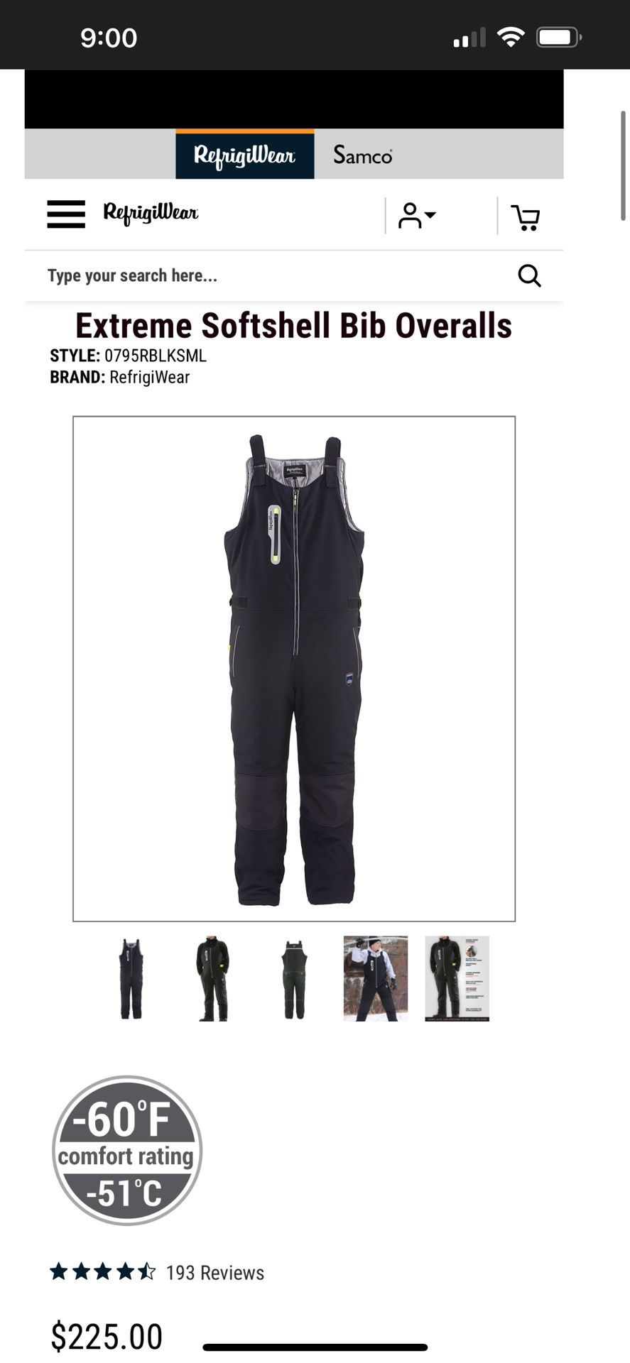 New Refriwear Overall