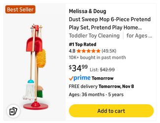 Melissa & Doug Dust And Sweep Playset