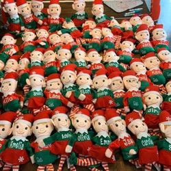 Personalized Elfs Christmas Gifts Boy or Girl Elf Santa Sack personalized gift bag