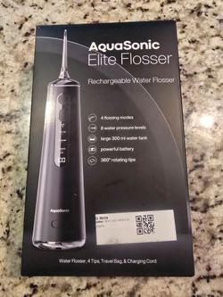 Aquasonic water flosser