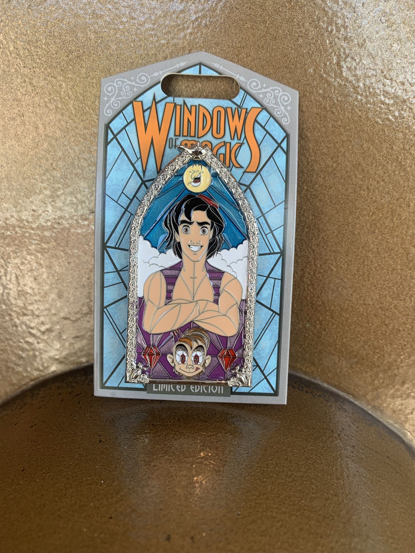Disney windows of magic “Aladdin “ pin