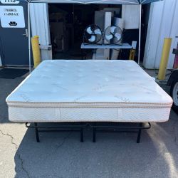 Saatva Latex Hybrid King Size Mattress - Delivery Available