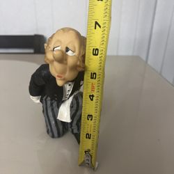 Statue figurine Connoisseur Waiter Butler Statue Wine Bottle Holder