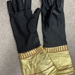 (1) Gloves Black and Yellow 
