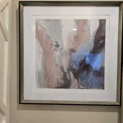 Framed Abstract Art, Two Pieces