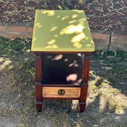 Refinished Vintage Side Table