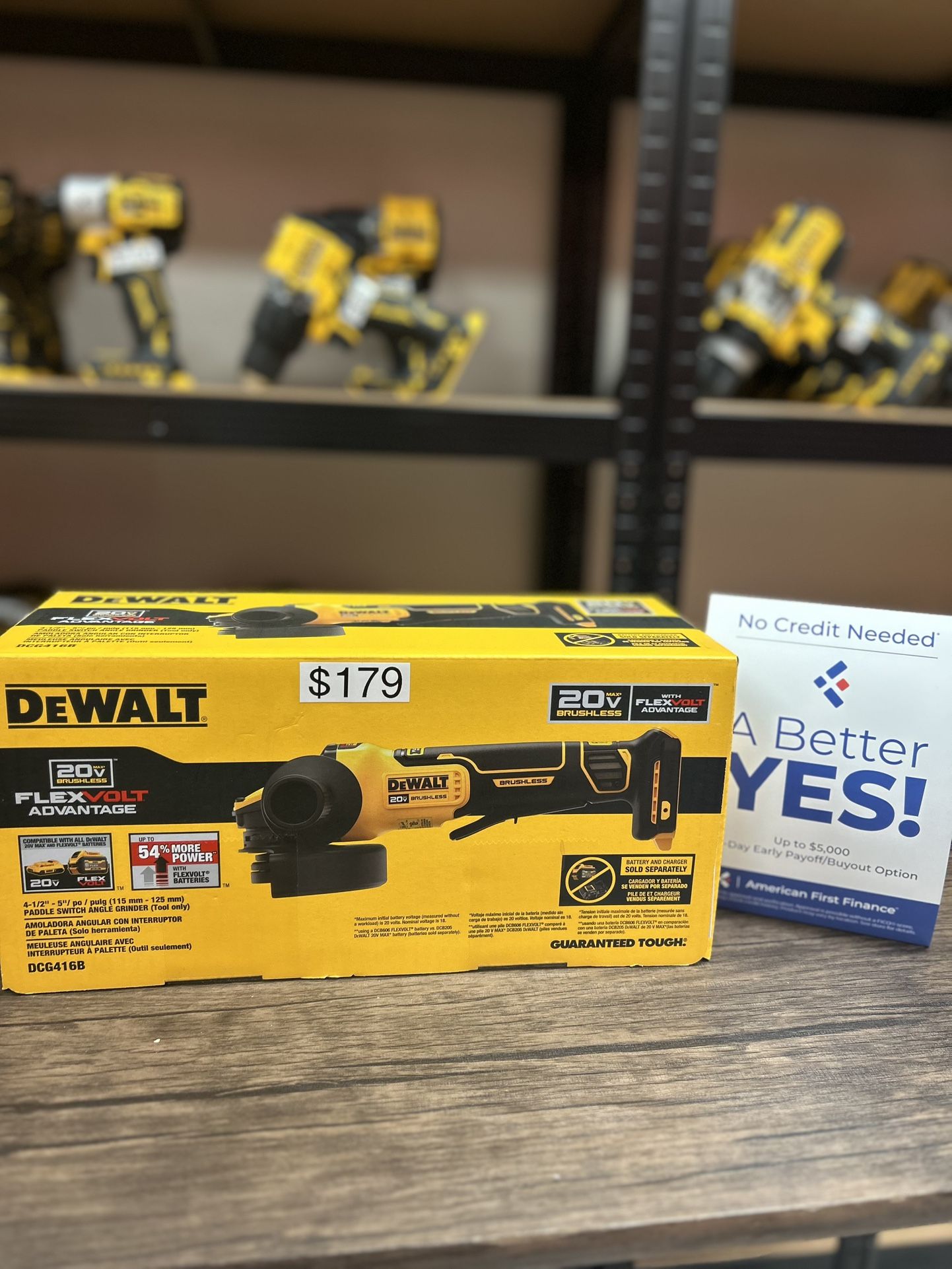 Dewalt 20v Brushless Xr Grinder 5” Tool Only