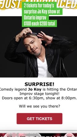 Surprise, Ontario improv today 6/22/26